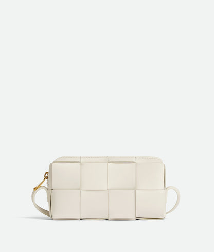 Mini Cassette Cross-Body Bag “White”
