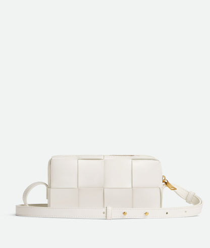 Mini Cassette Cross-Body Bag “White”