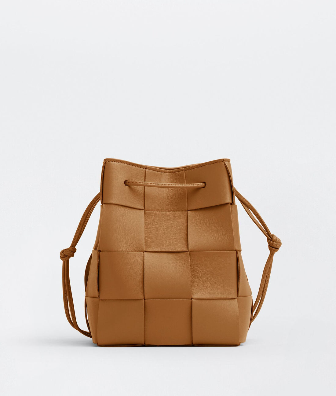 Small Cassette Cross-Body Bucket  “camel”