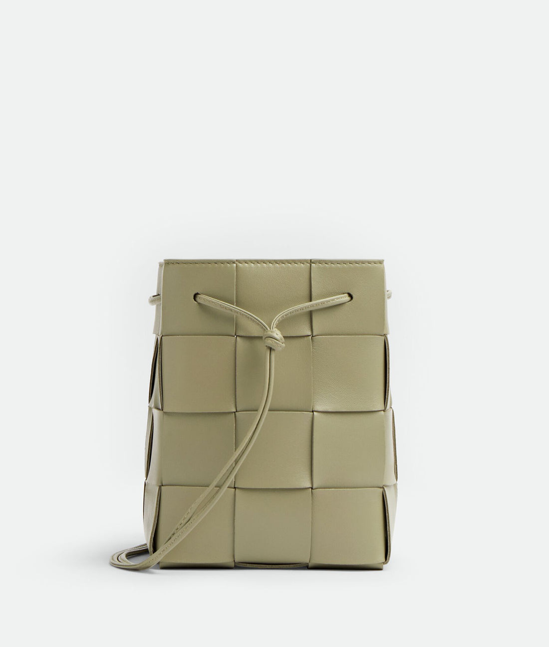Small Cassette Cross-Body Bucket  “Travertine”