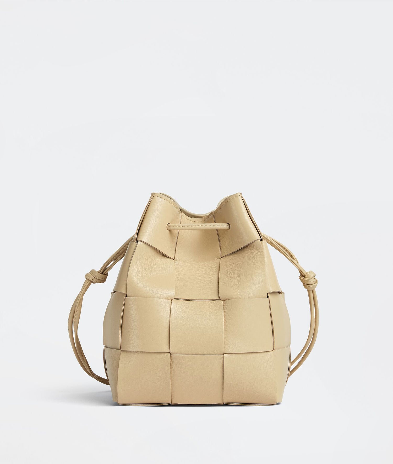Small Cassette Cross-Body Bucket  “Porridge”