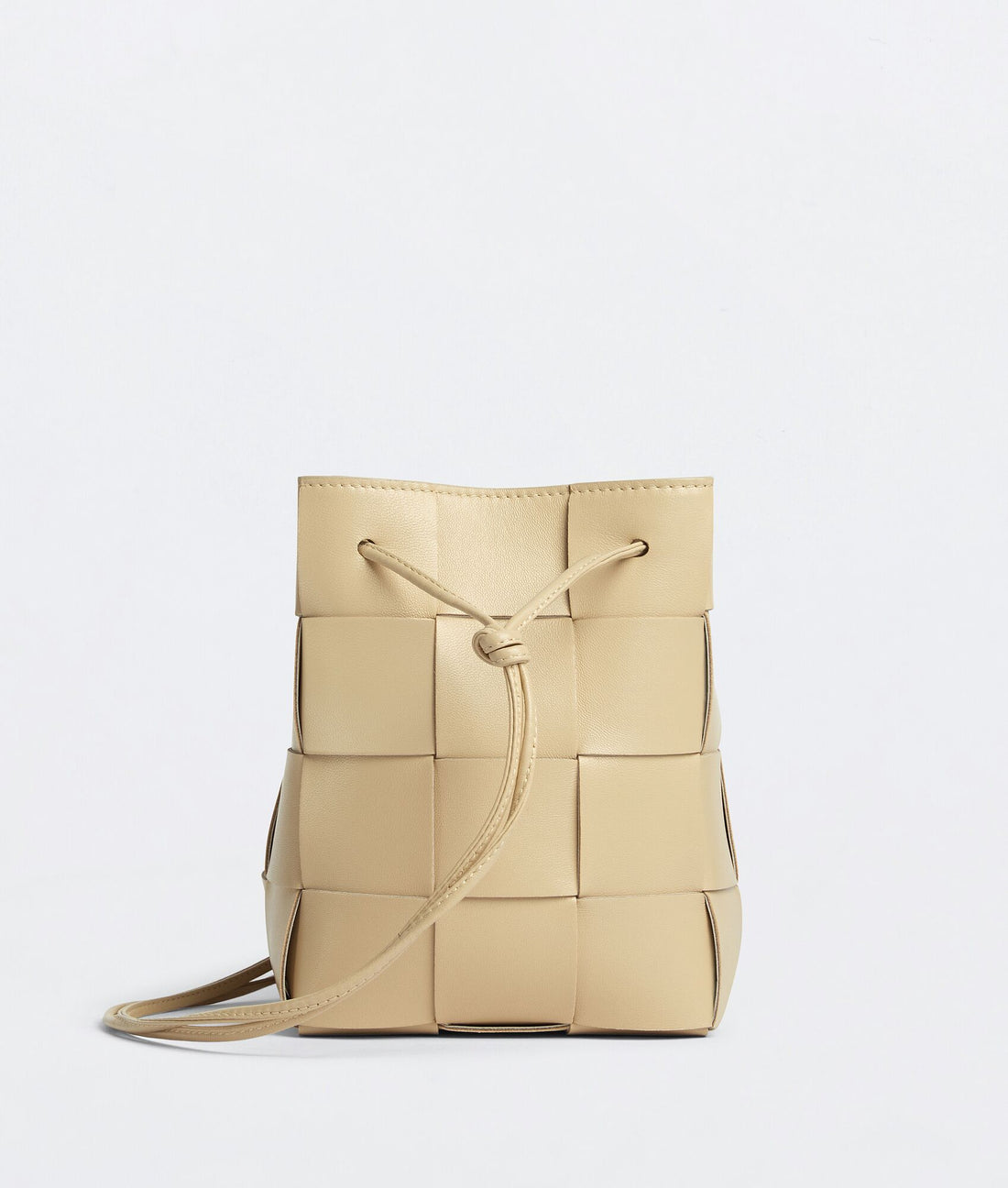 Small Cassette Cross-Body Bucket  “Porridge”
