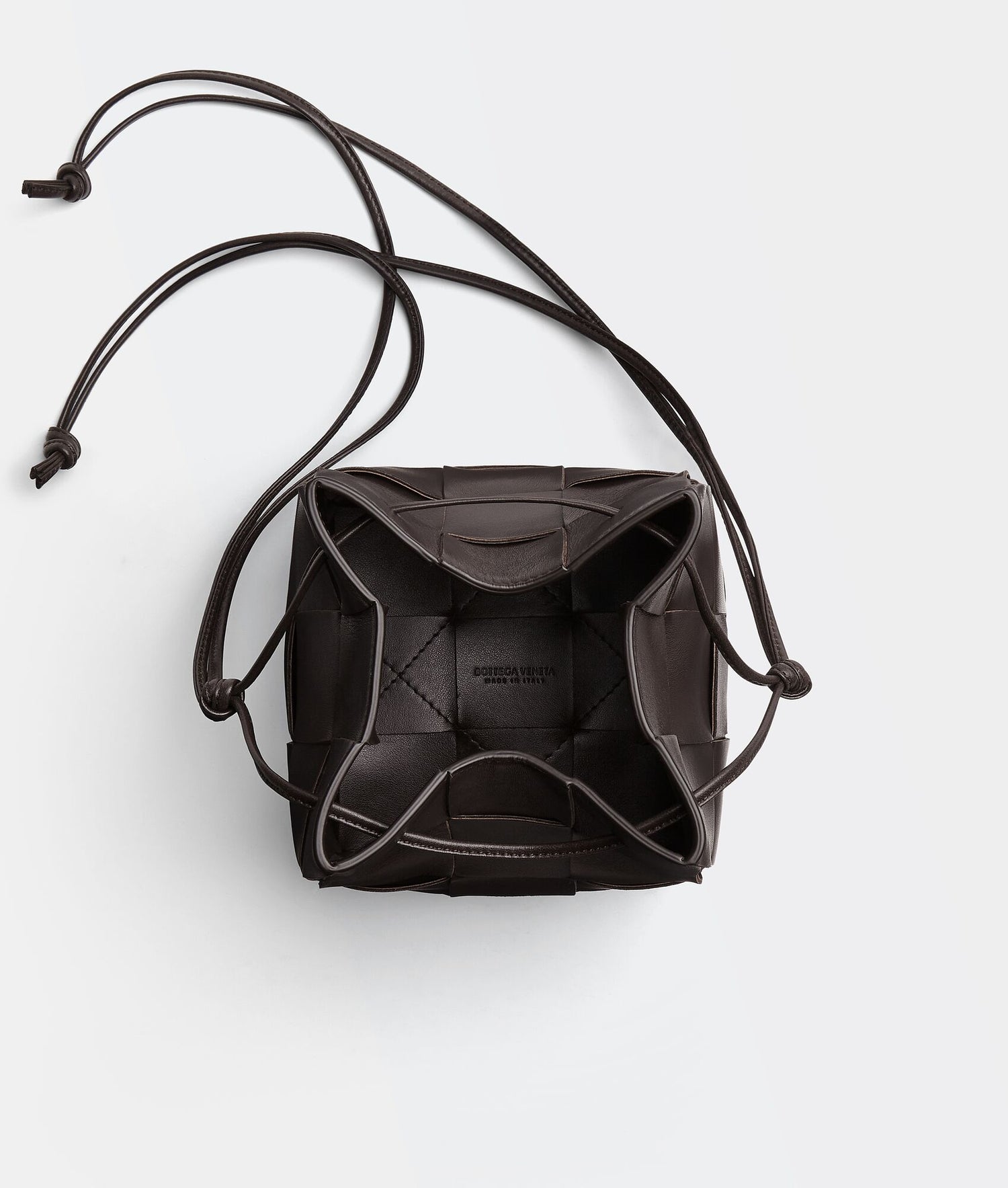 Small Cassette Cross-Body Bucket  “Fondant”