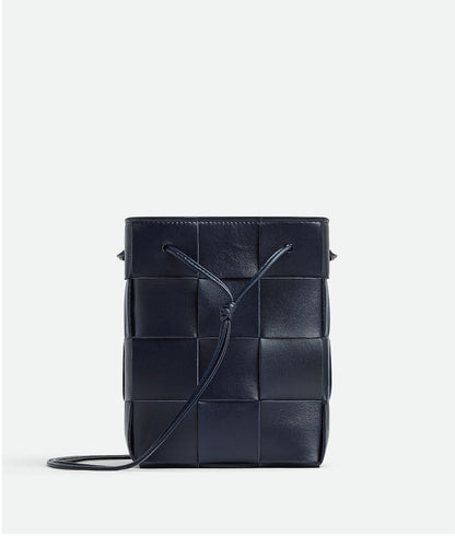 Small Cassette Cross-Body Bucket  “Space”