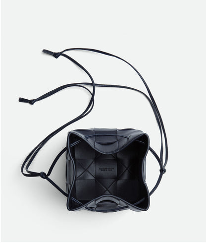 Small Cassette Cross-Body Bucket  “Space”