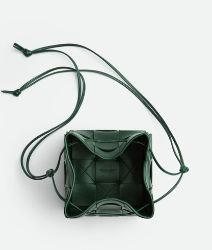 Small Cassette Cross-Body Bucket  “Raintree”