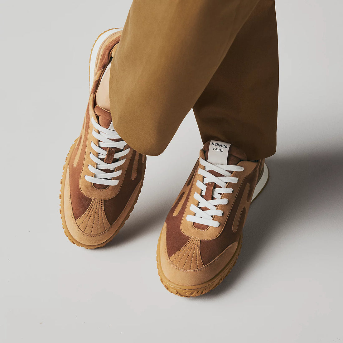 Jet sneaker - Brun Amourette / Miel