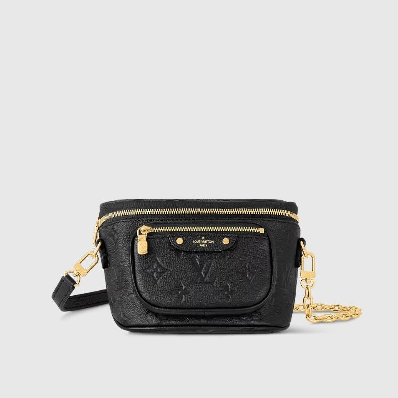 Mini Bumbag Handbag Supple Grained Cowhide Leather