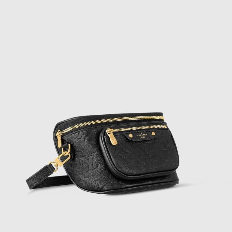 Mini Bumbag Handbag Supple Grained Cowhide Leather