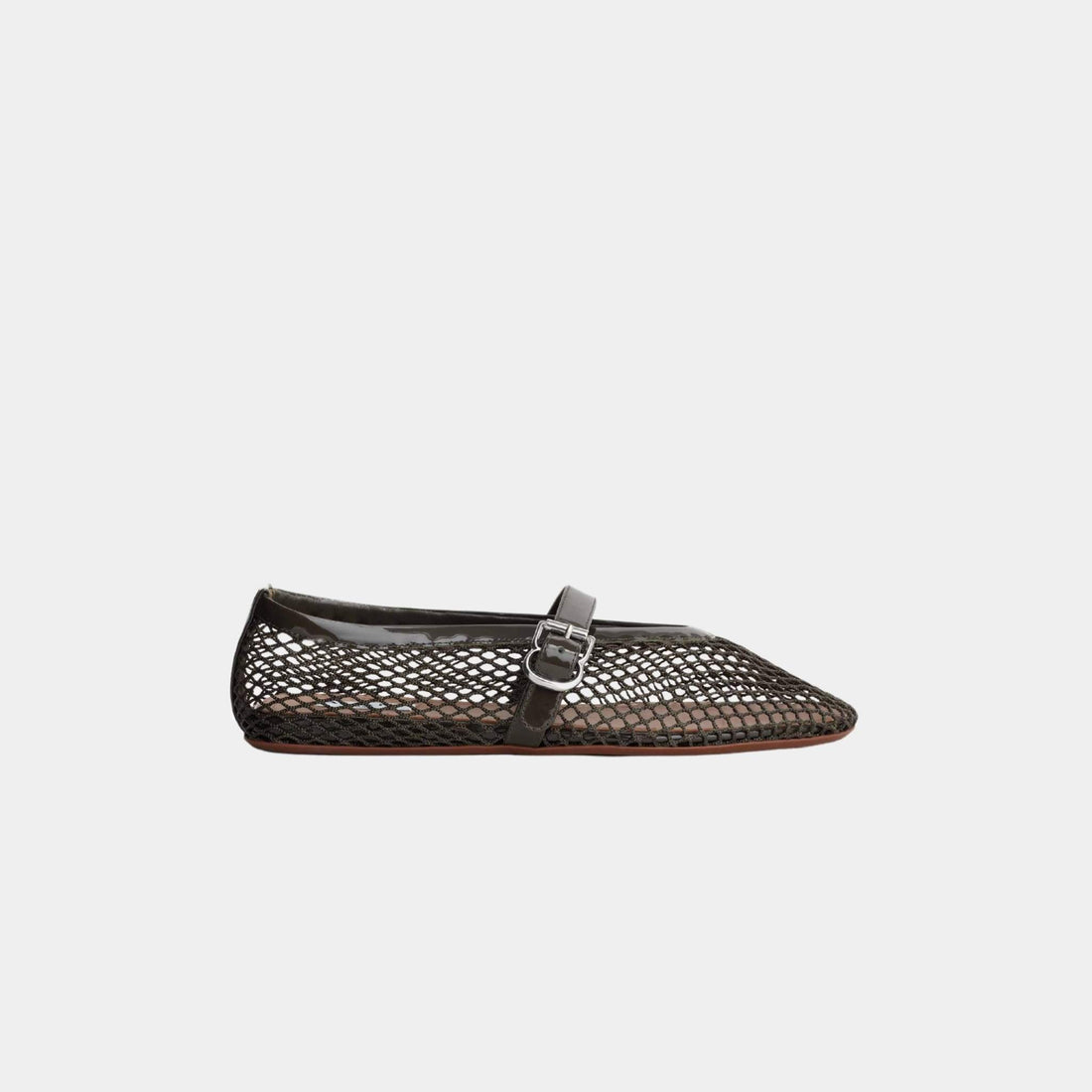 Ballet Flats In Classic Fishnet