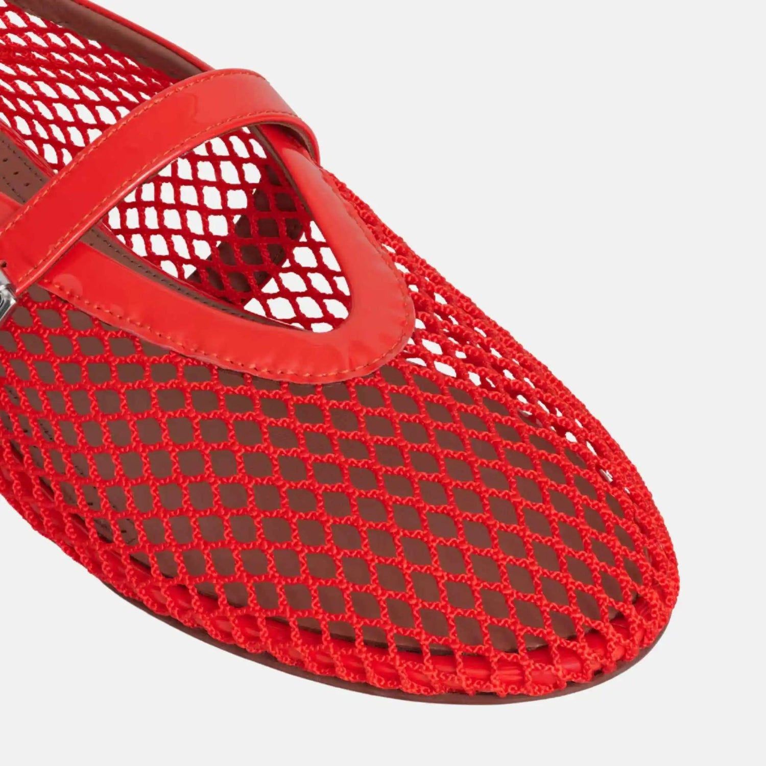 Ballet Flats In Fishnet