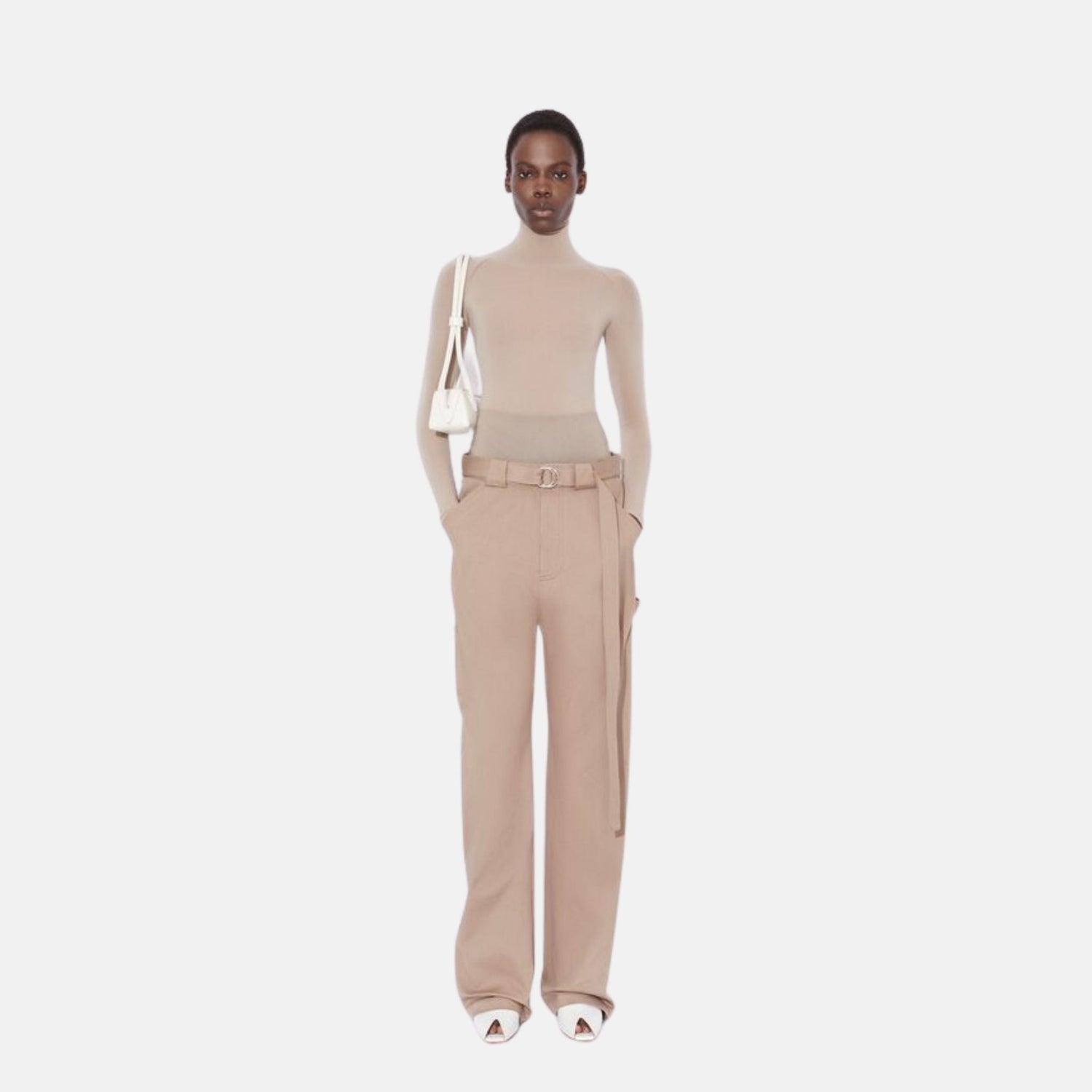 Cargo Trousers With Knit Band