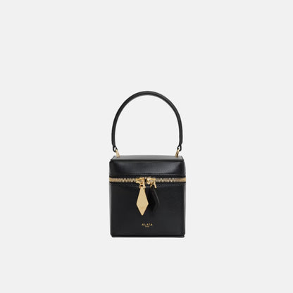 Cube Vanity Case In Shiny Goatskin