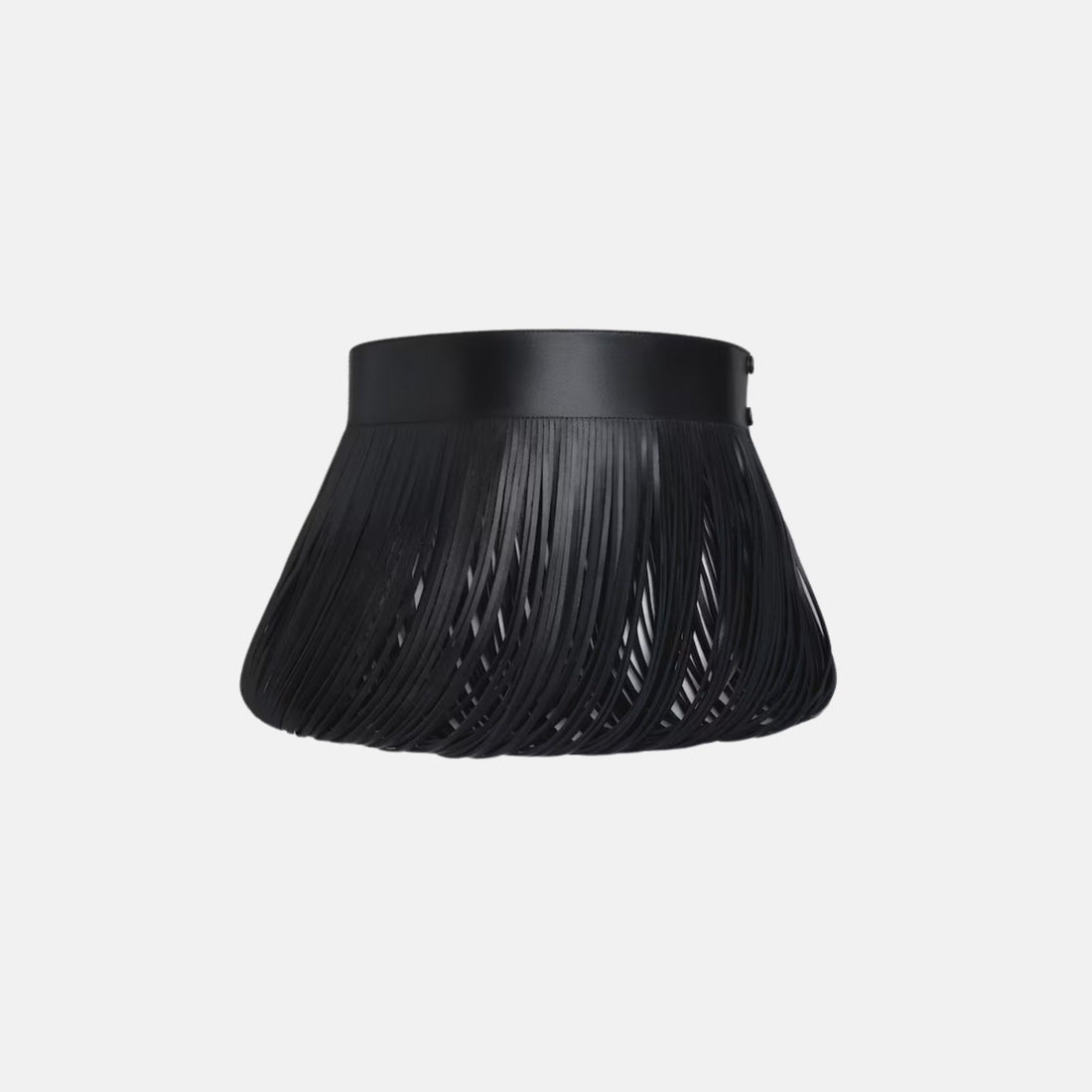 Fringed Leather Belt