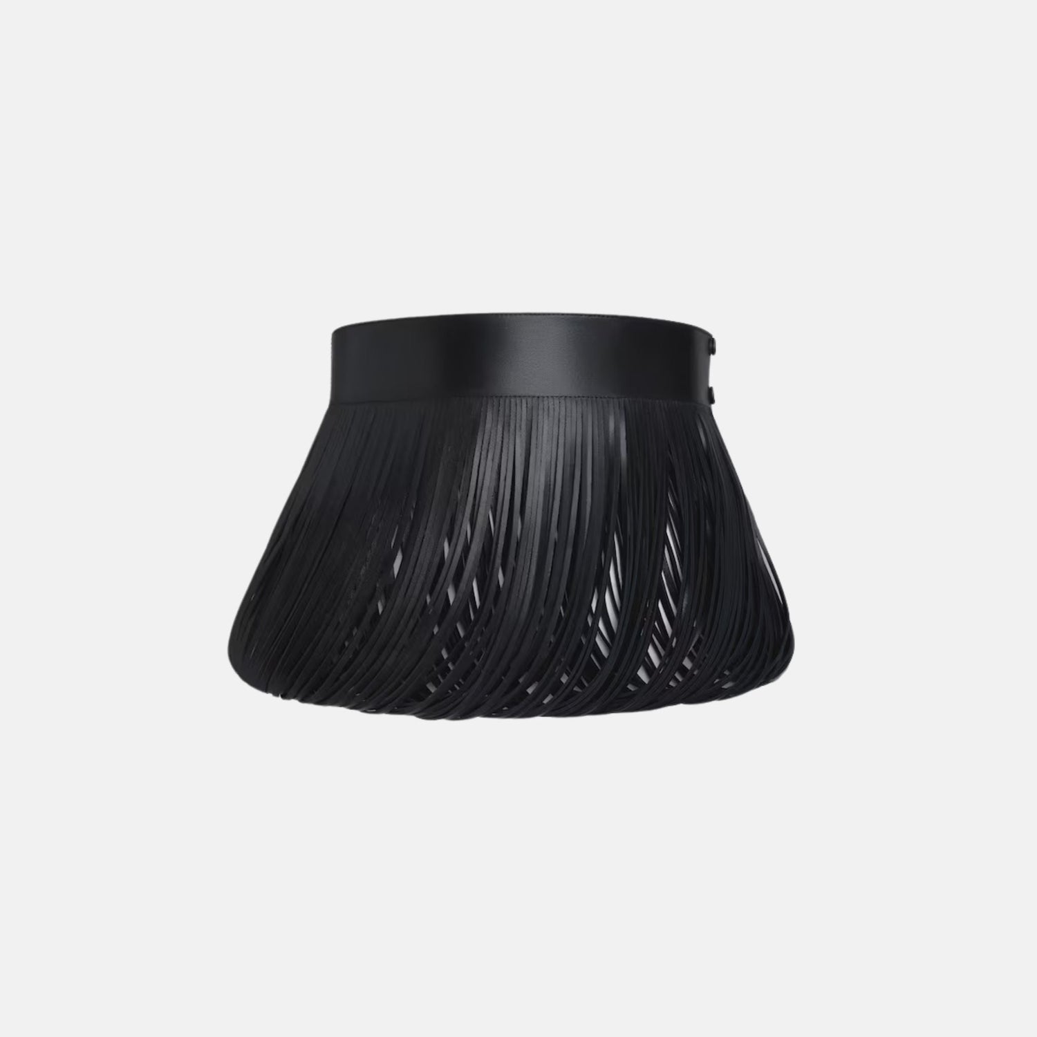 Fringed Leather Belt
