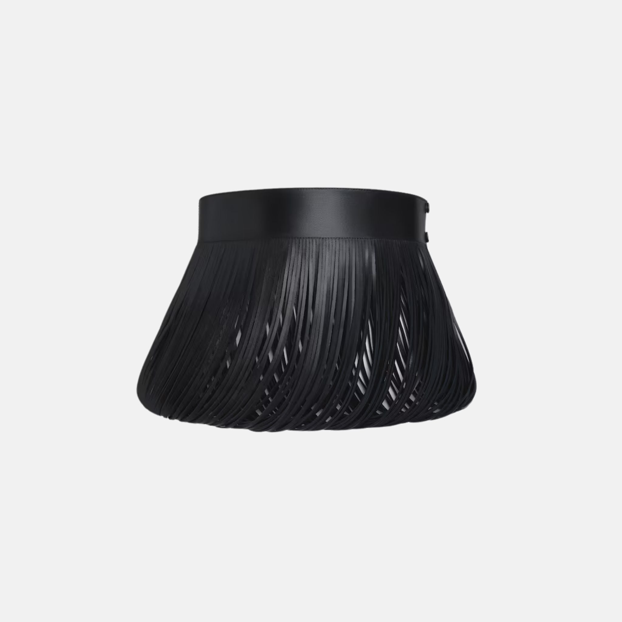 Fringed Leather Belt