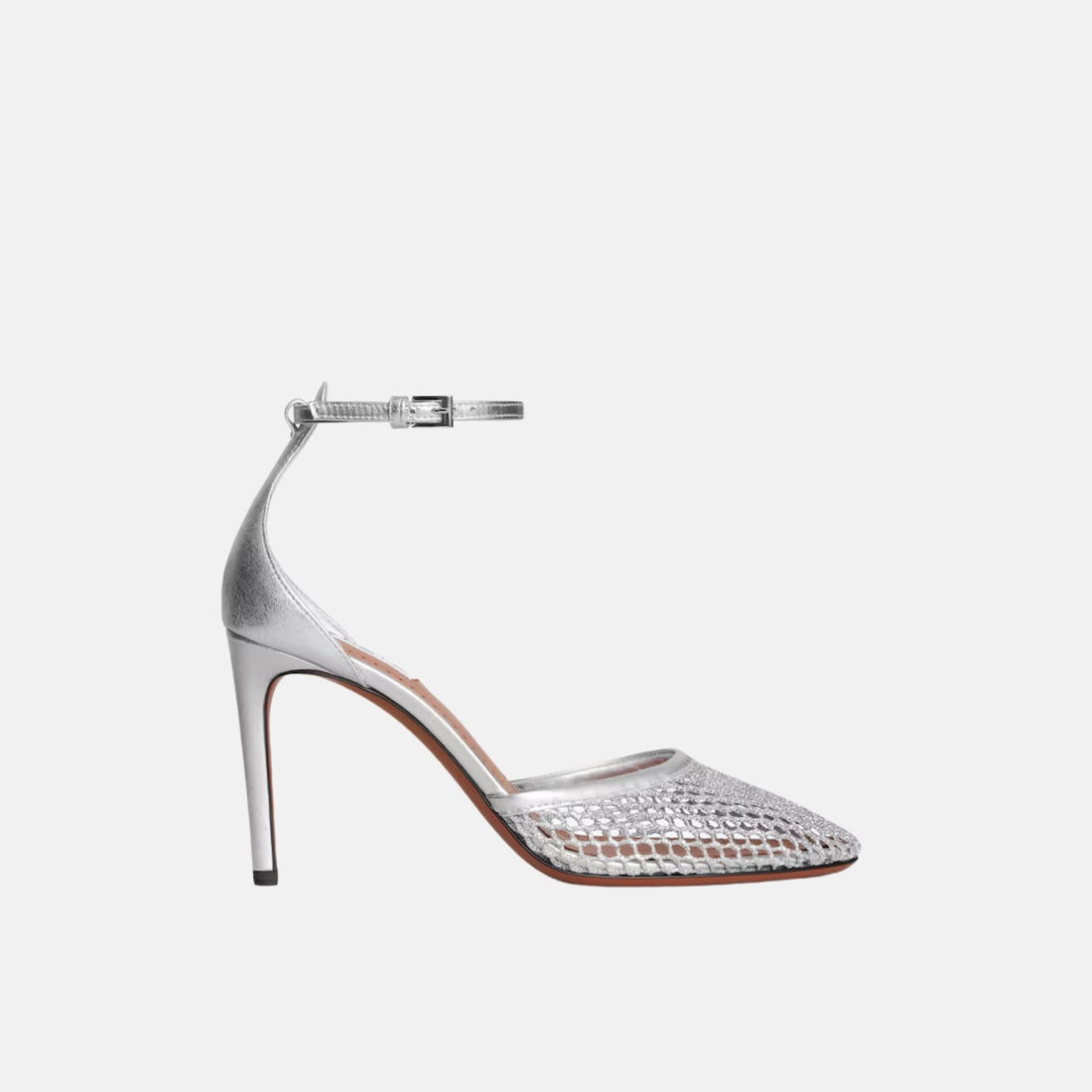 High Fishnet Pumps