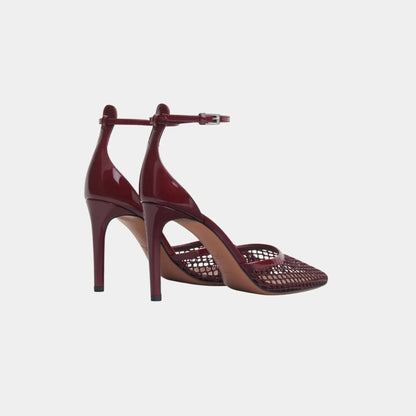 High Heel Fishnet Pumps