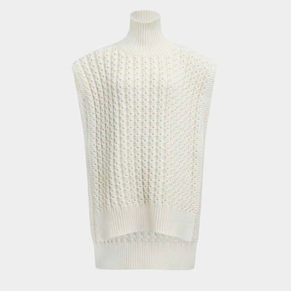 Honeycomb Wool Sweater Vest