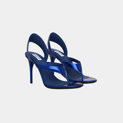 Infradito Laminated Leather Sandals