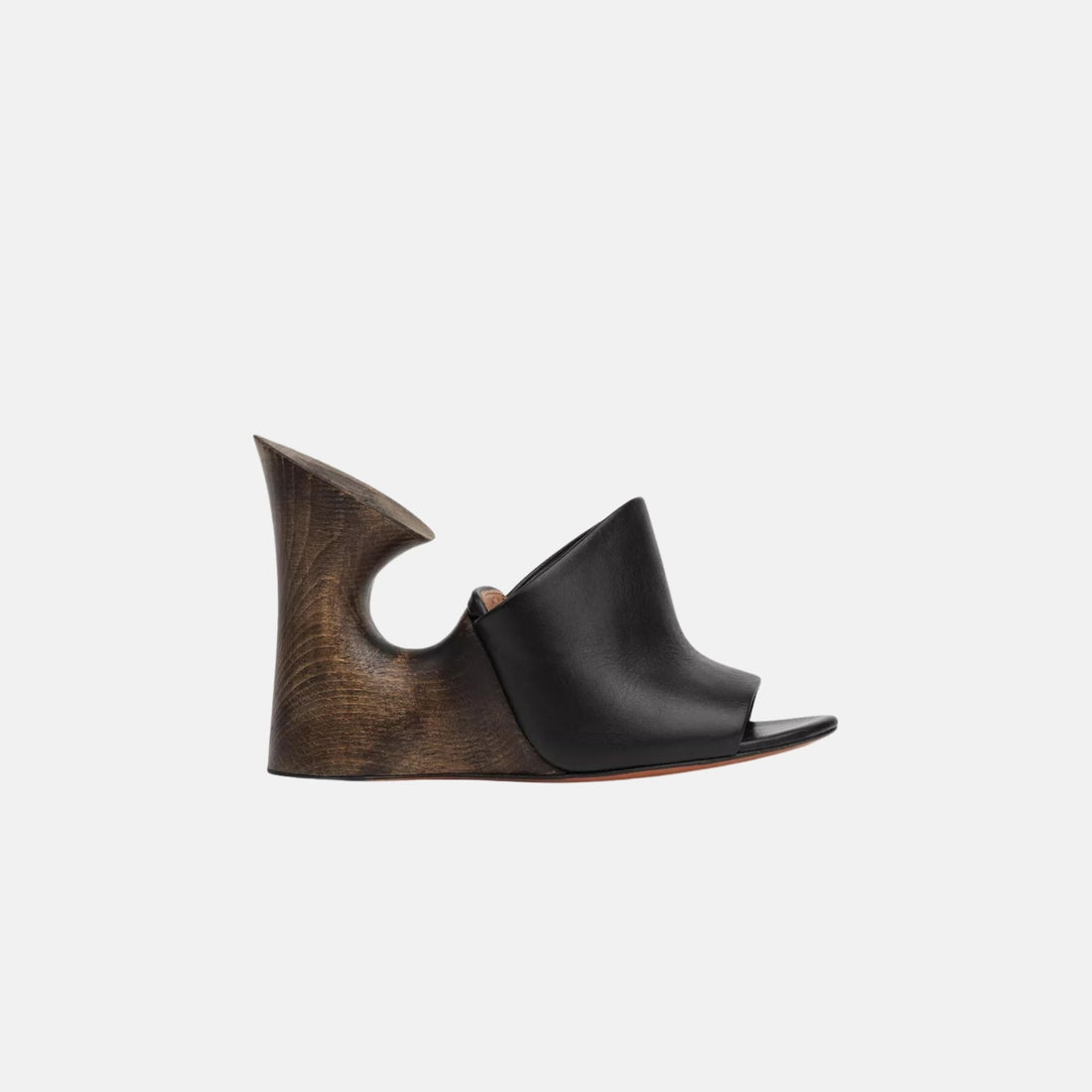 La Sculpture Mules In Calfskin And Wood