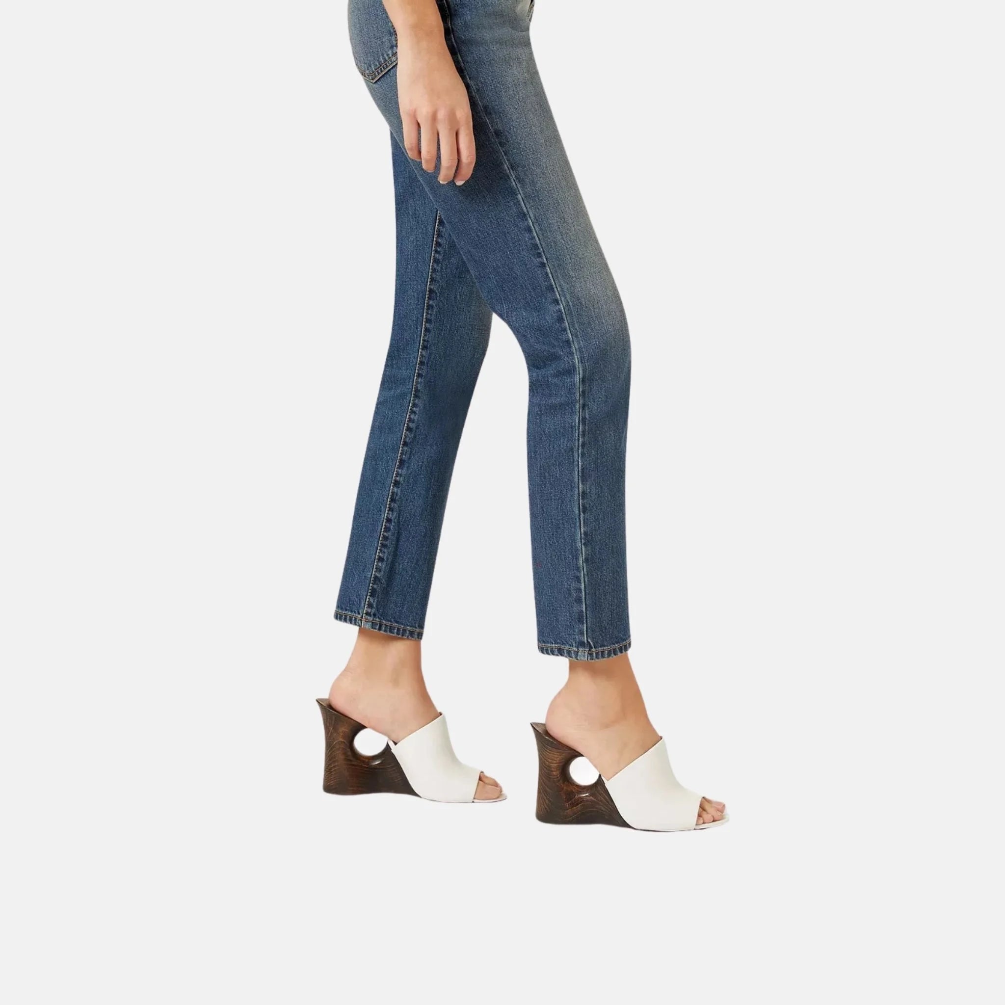 La Sculpture Mules In Calfskin And Wood