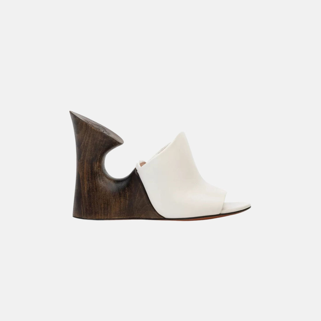La Sculpture Mules In Calfskin And Wood
