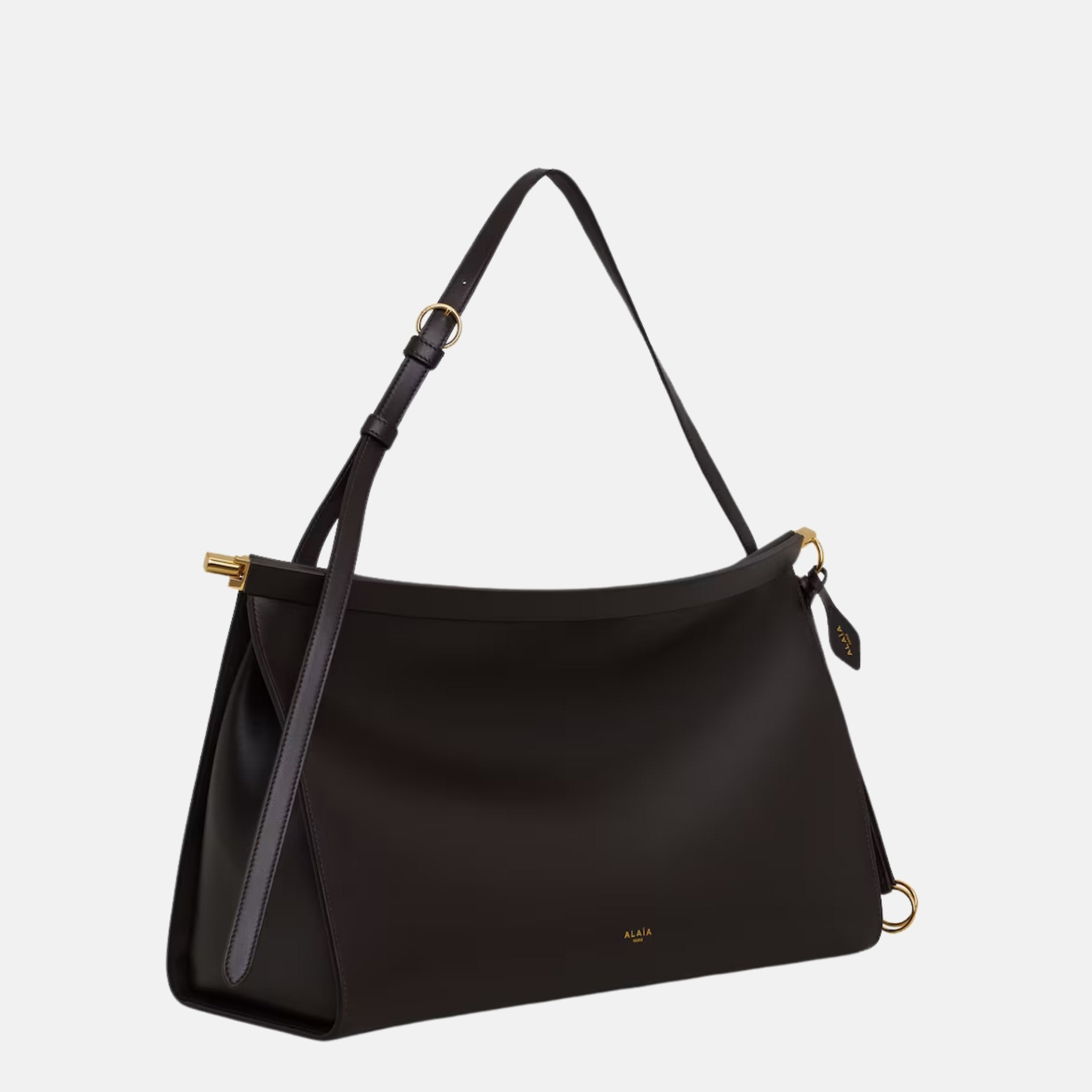 Le Click East West Large Bag In Leather