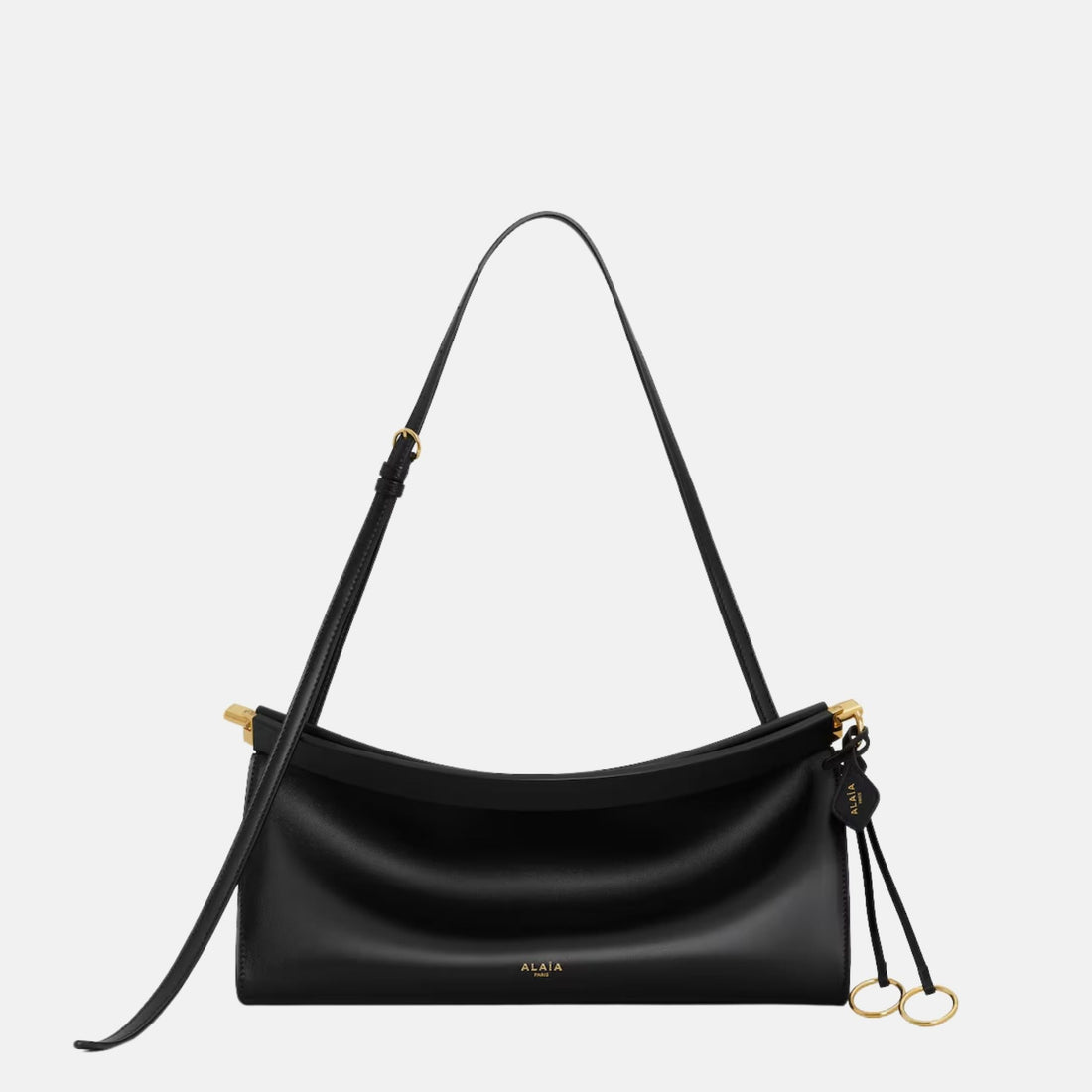 Le Click East West Medium Leather Bag