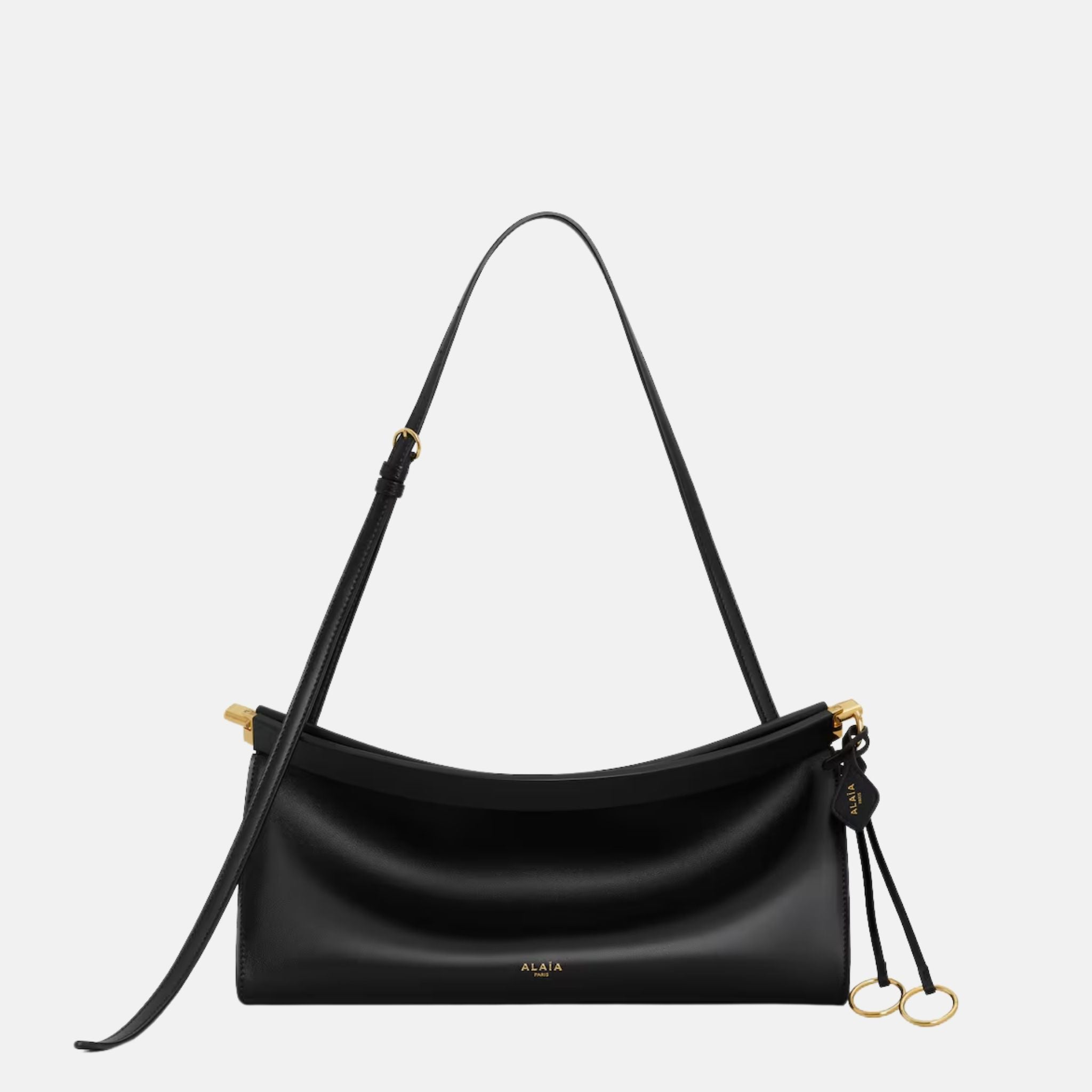 Le Click East West Medium Leather Bag