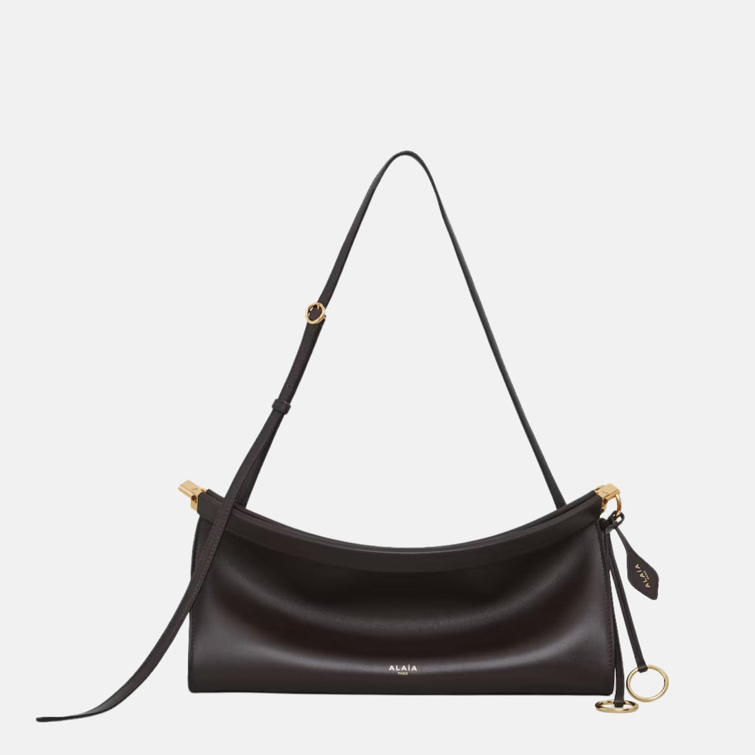 Le Click East West Medium Leather Bag