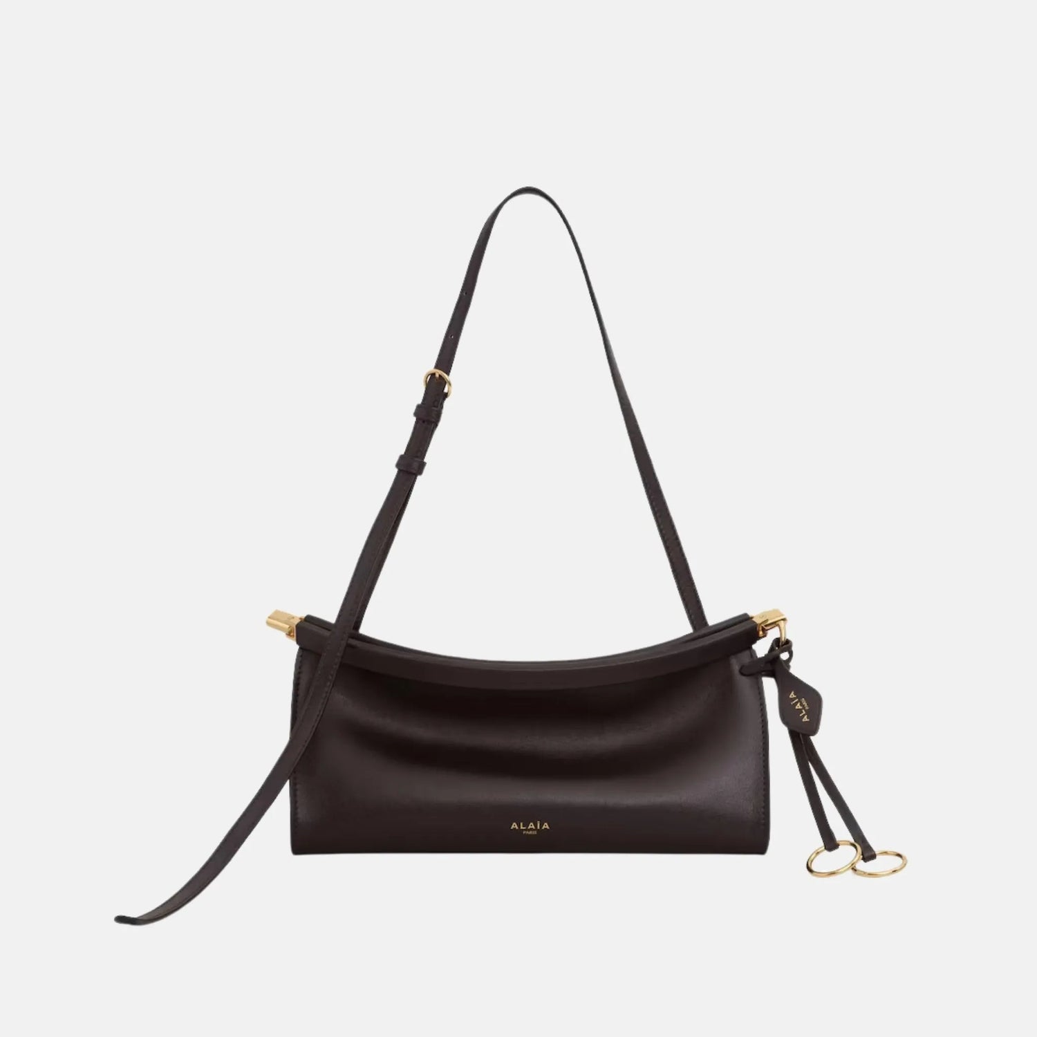 Le Click East West Small Leather Bag
