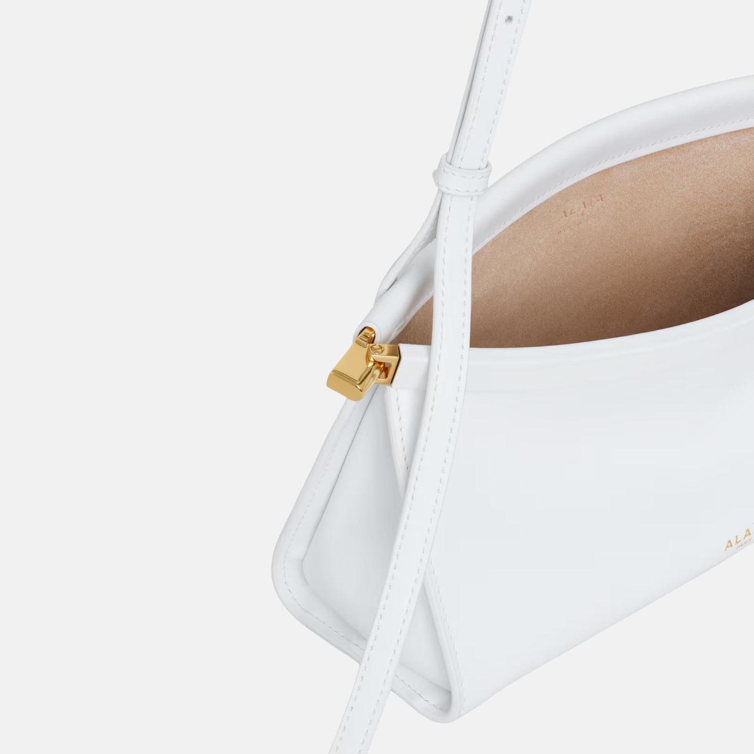 Le Click East West Small Leather Bag