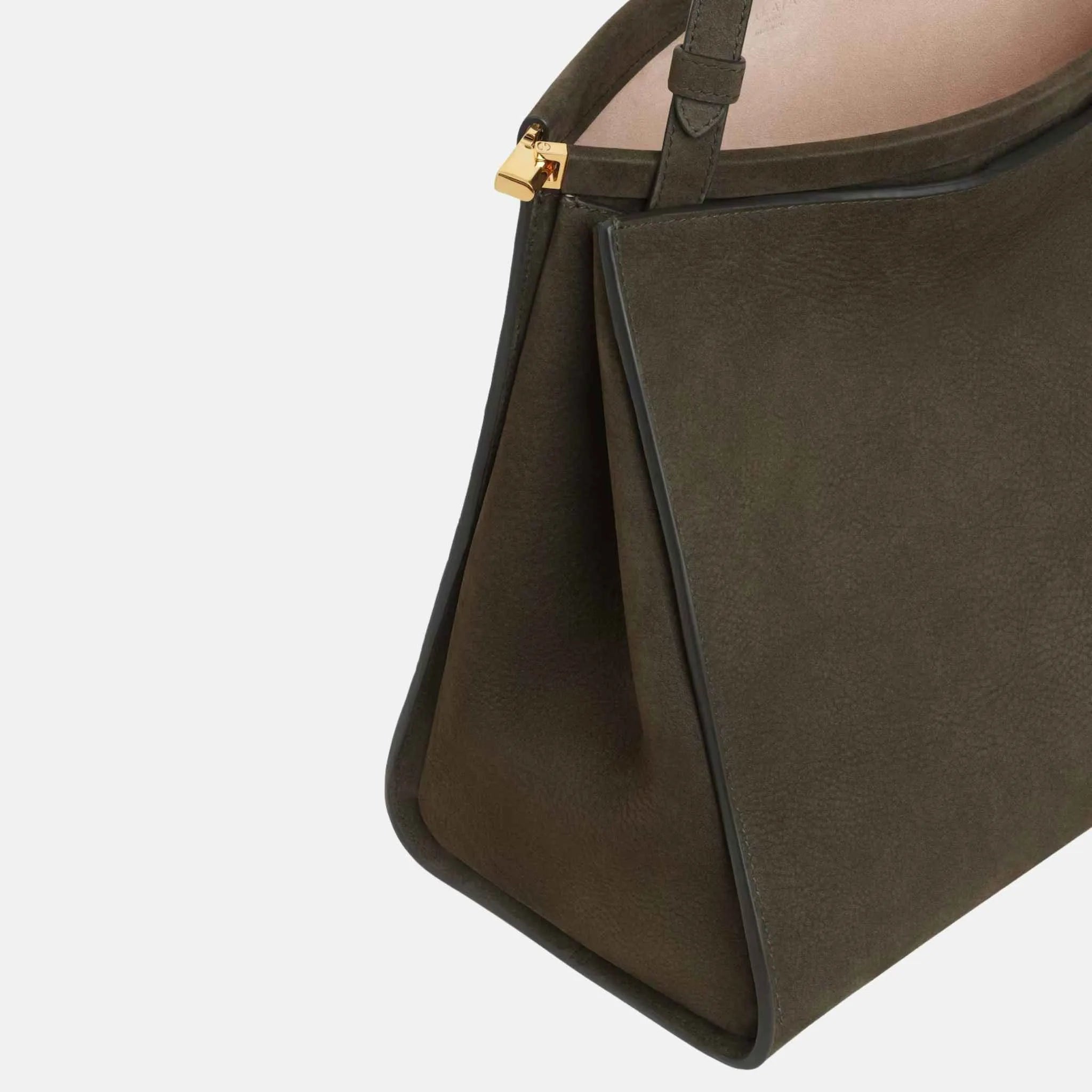 Le Click Medium Square Bag In Nubuck