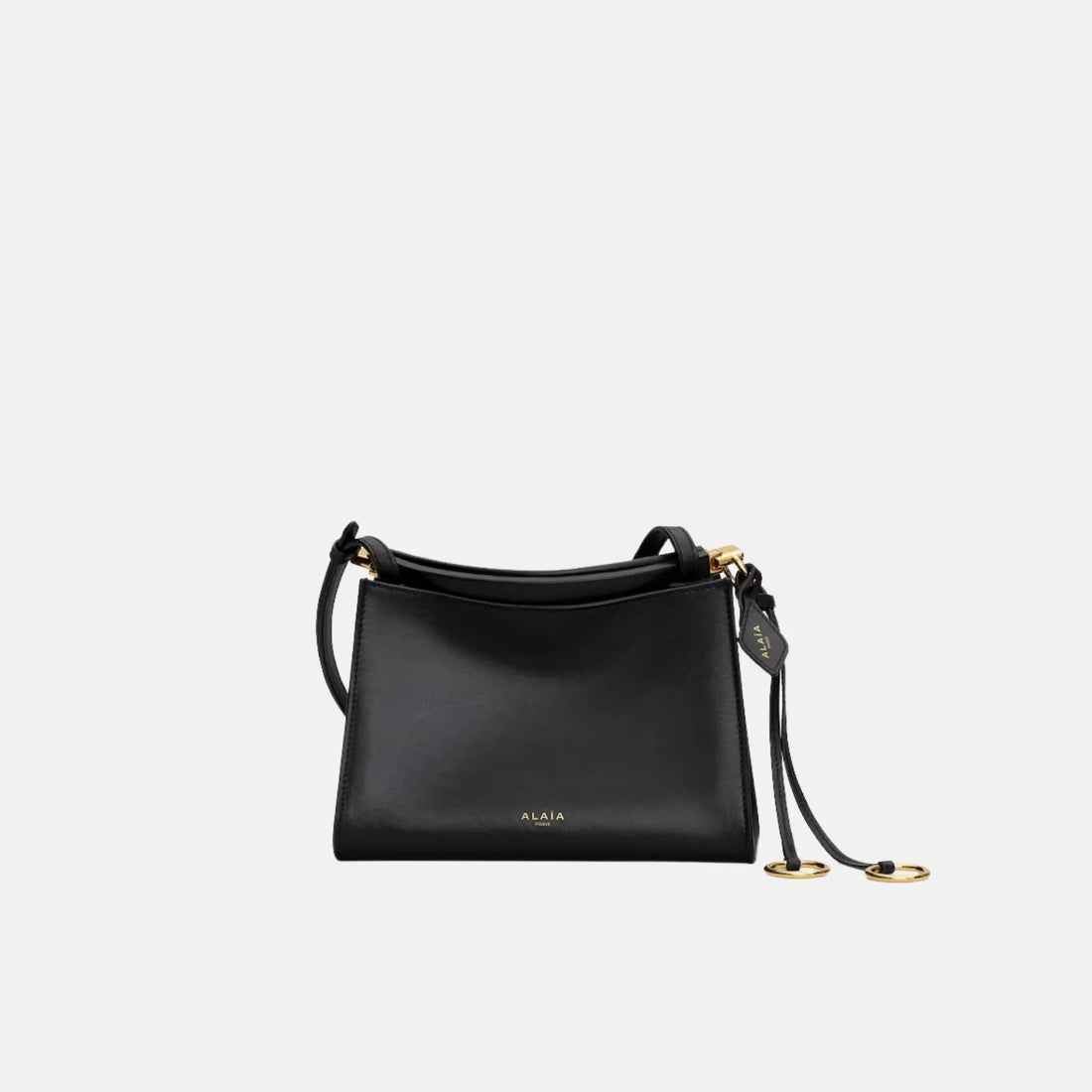 Le Click Small Square Leather Bag