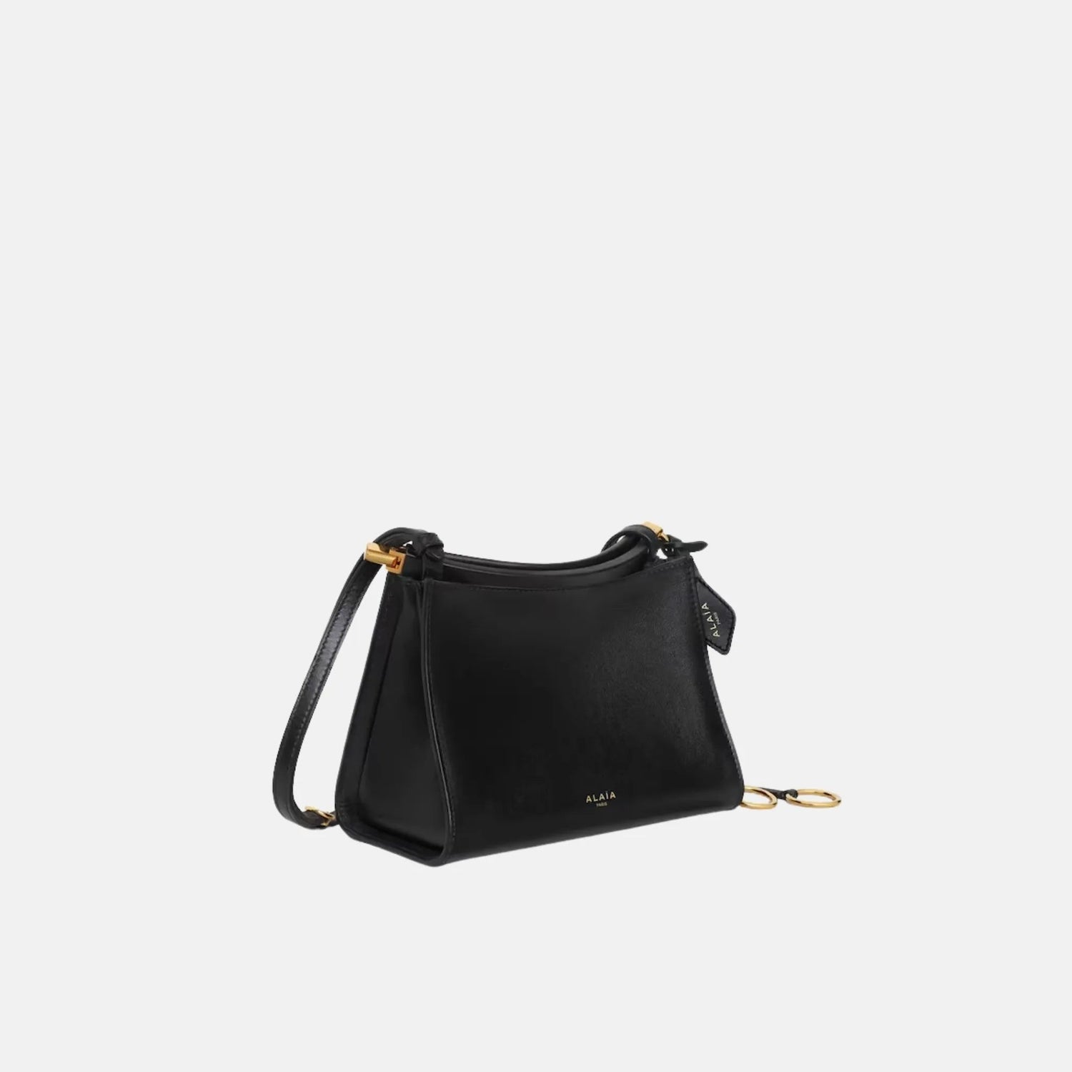 Le Click Small Square Leather Bag