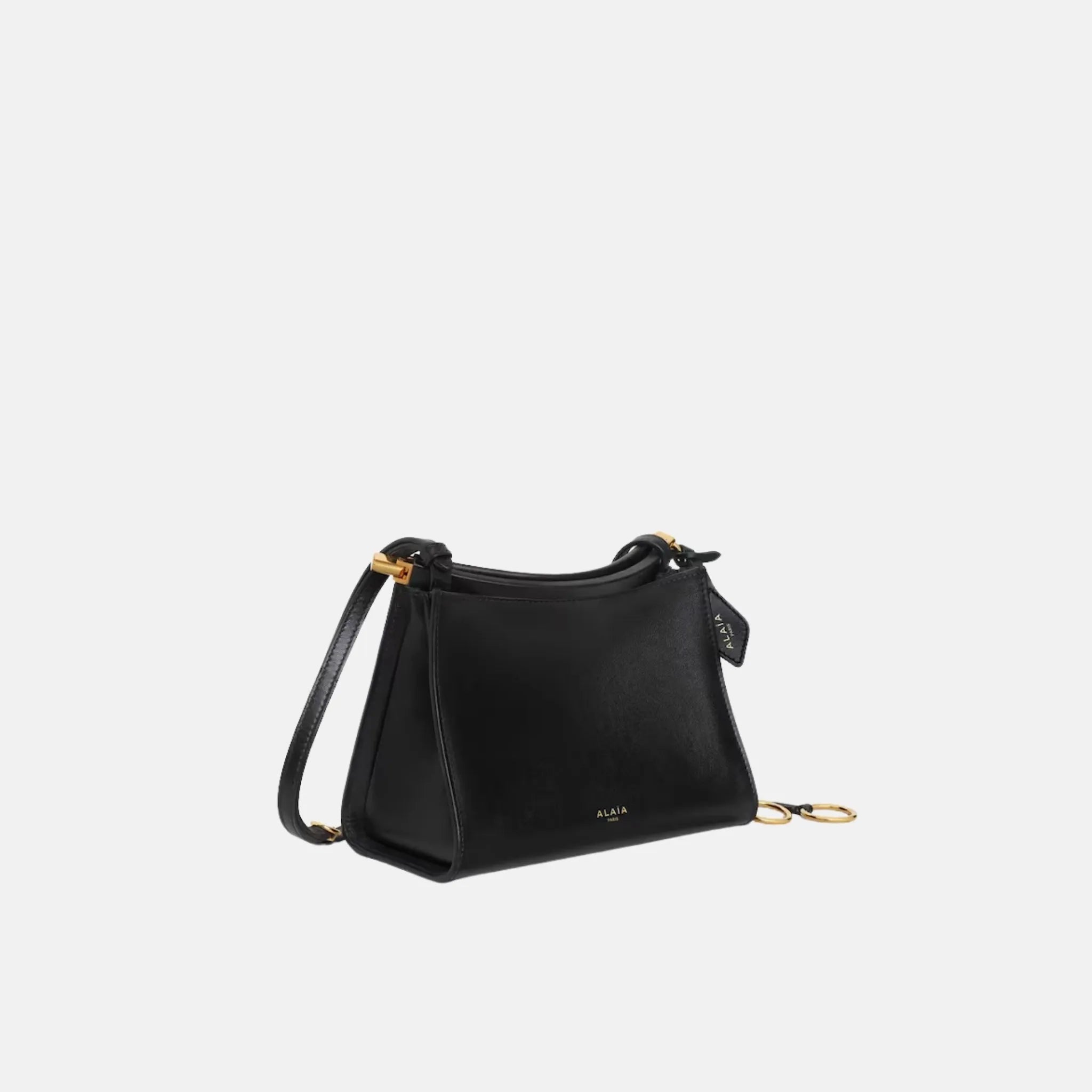 Le Click Small Square Leather Bag