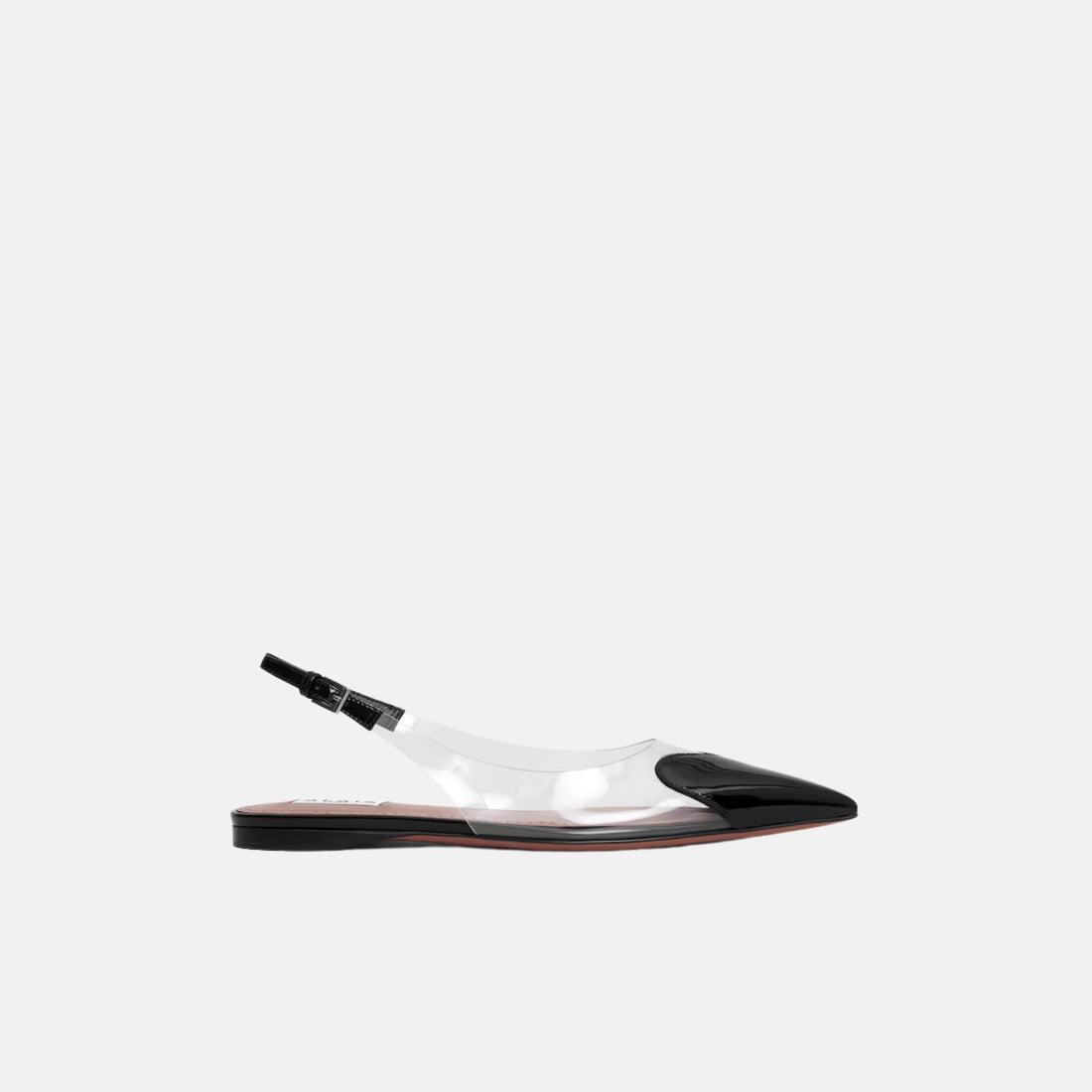 Le Coeur Flat Slingbacks In Patent Calfskin