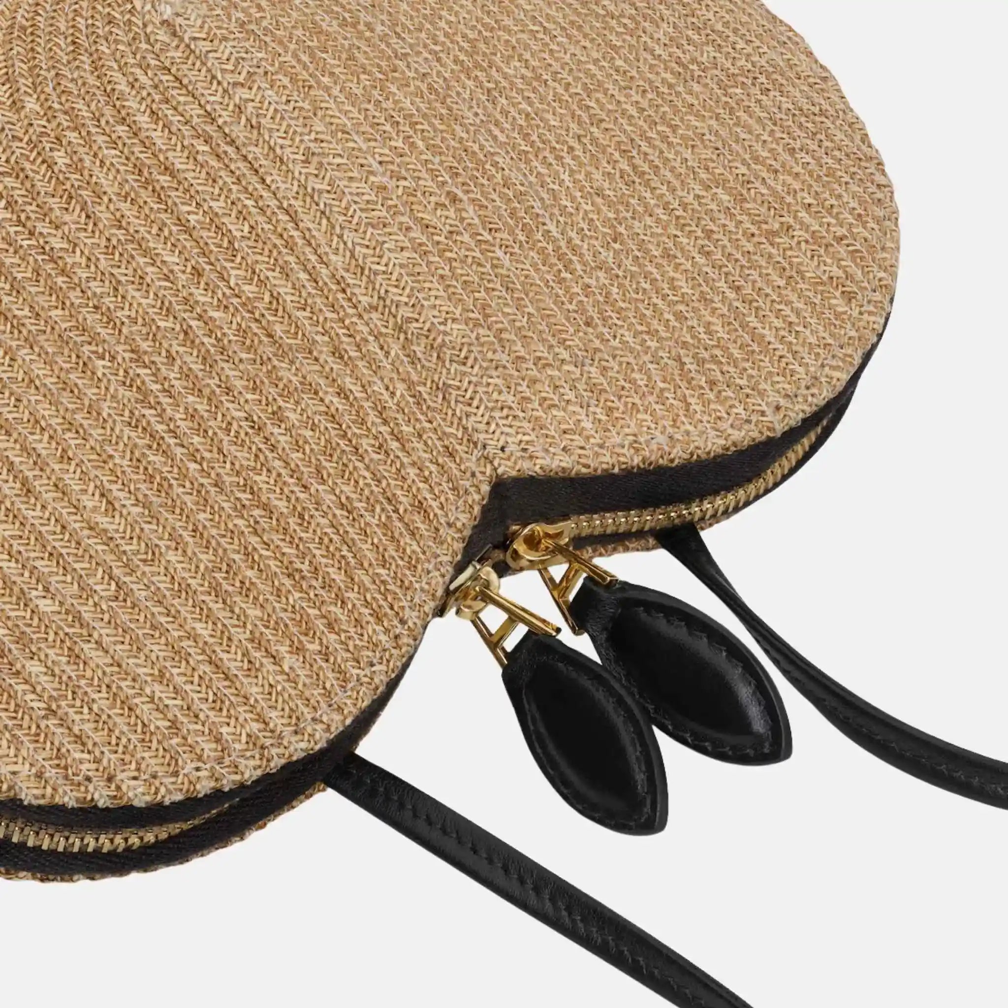 Le Coeur Heart Bag in Raffia