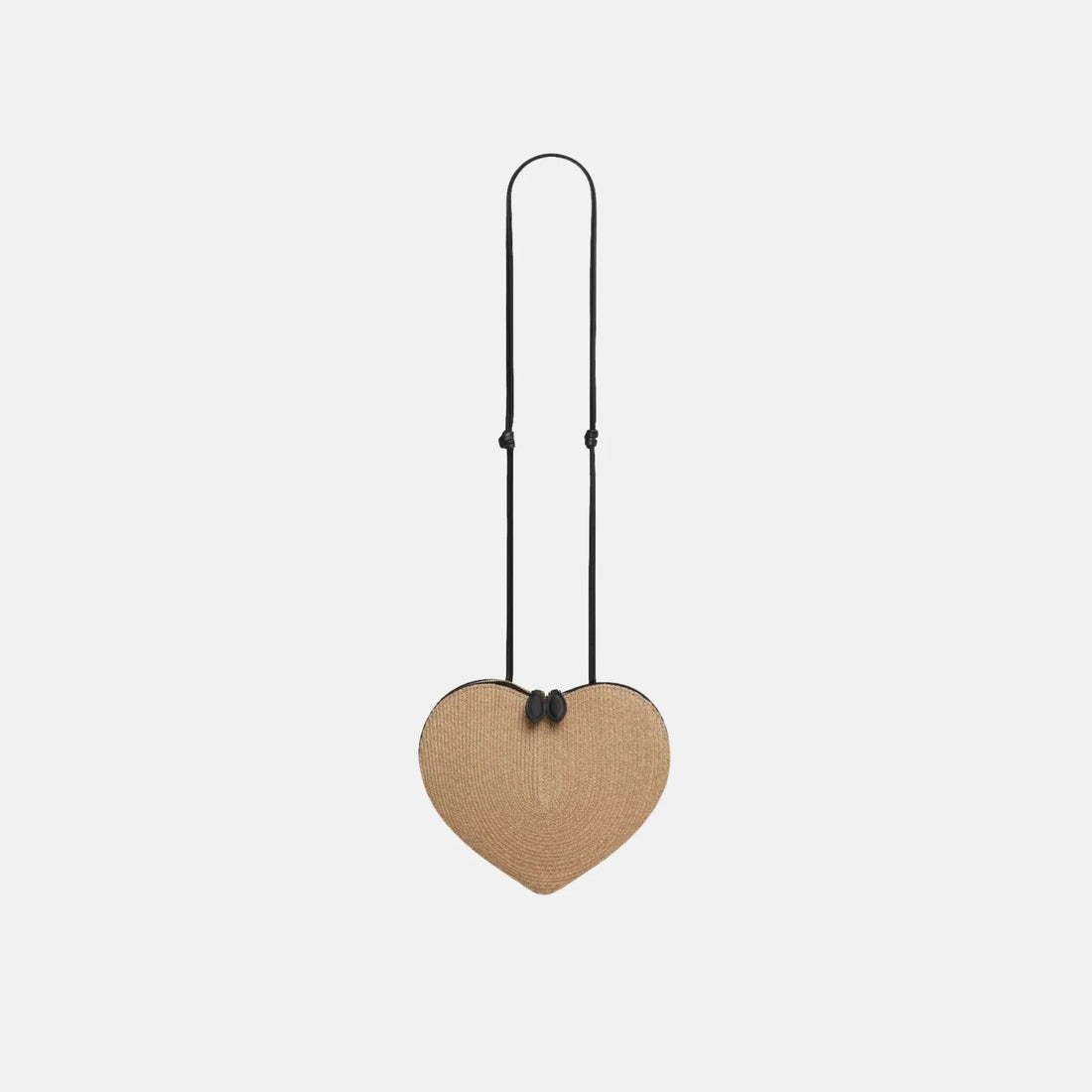 Le Coeur Heart Bag in Raffia