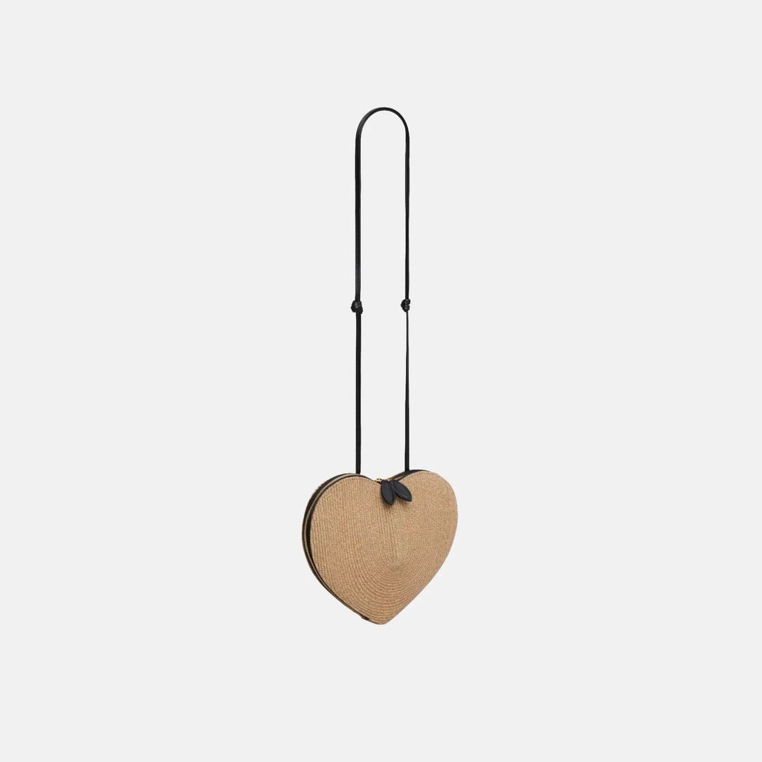Le Coeur Heart Bag in Raffia