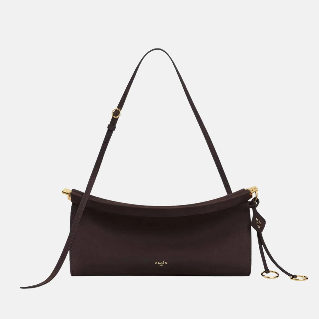 Le Click East West Medium Bag In Nubuck