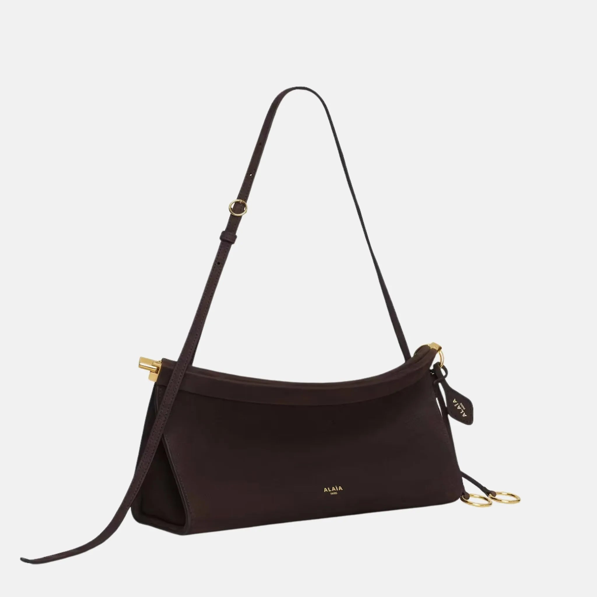 Le Click East West Medium Bag In Nubuck