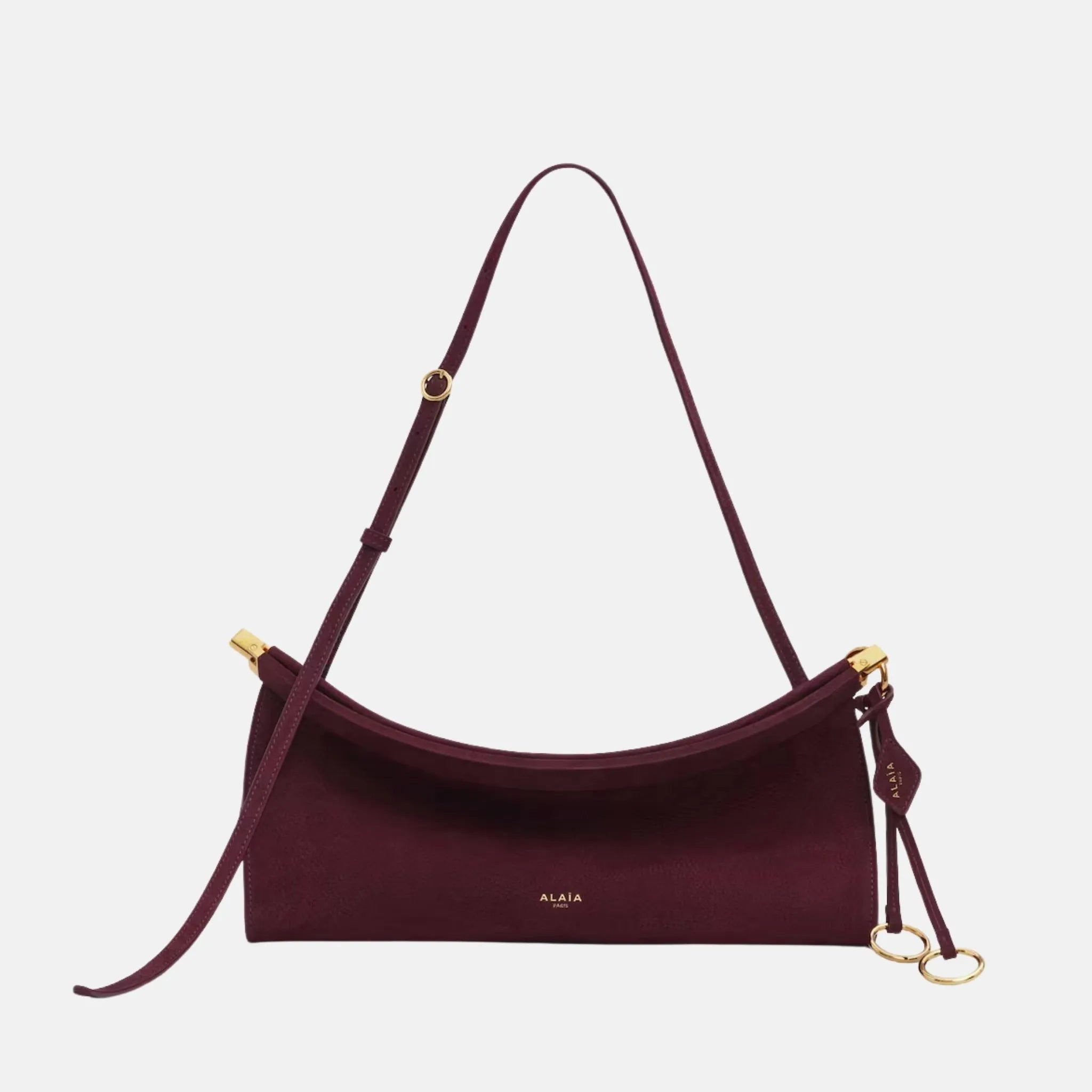 Le Click East West Medium Bag In Nubuck