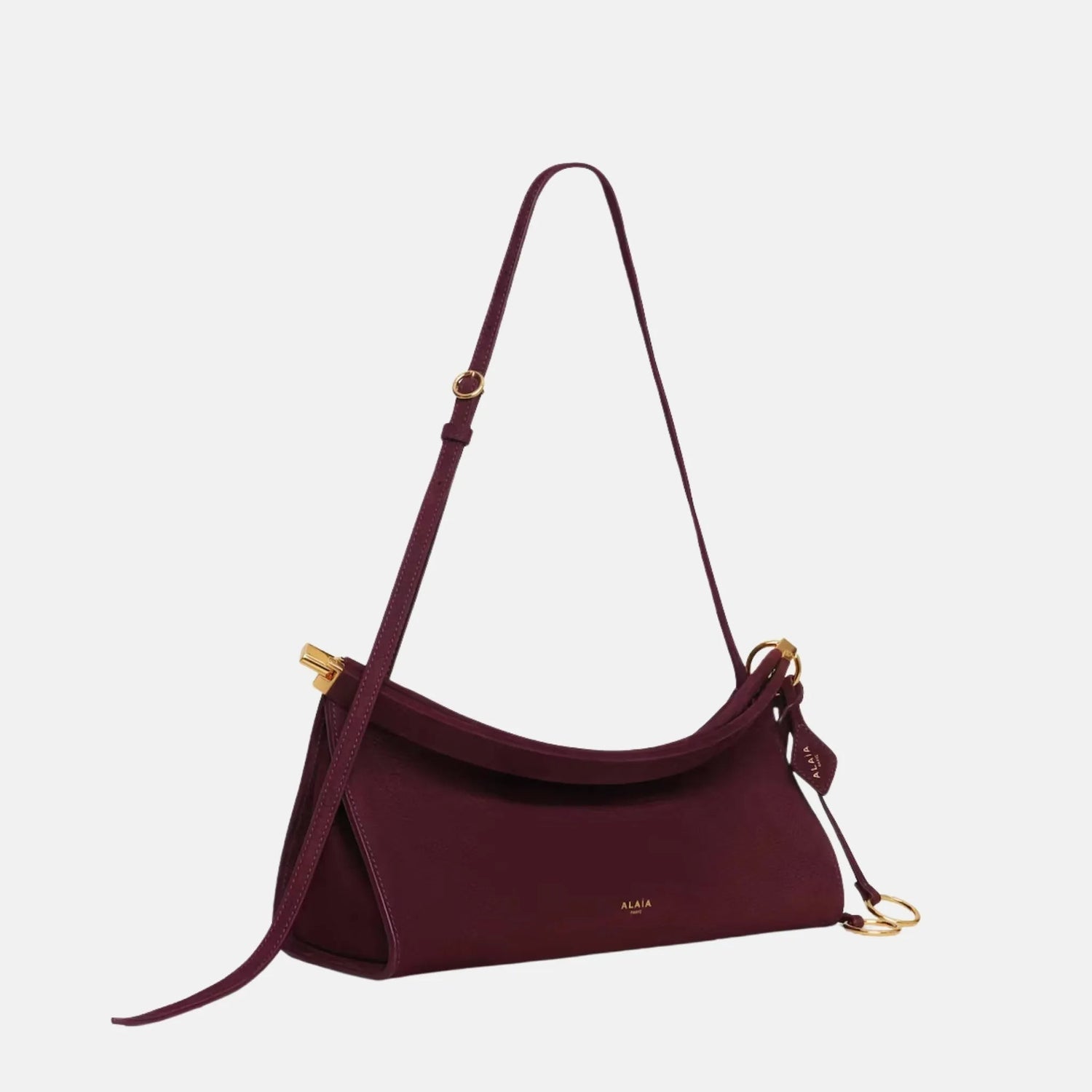 Le Click East West Medium Bag In Nubuck