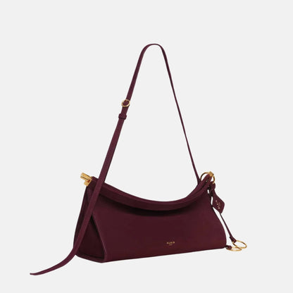 Le Click East West Medium Bag In Nubuck