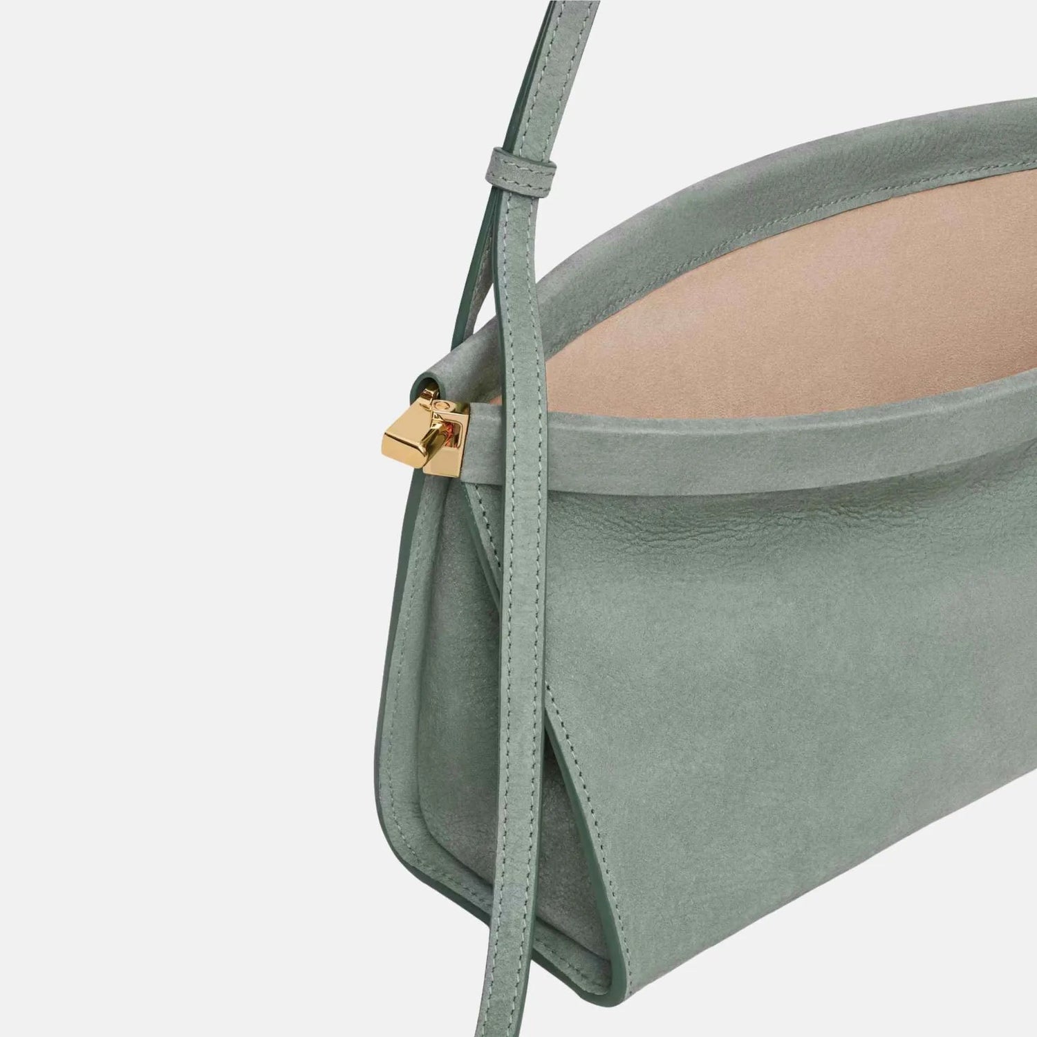Le Click East West Medium Bag In Nubuck