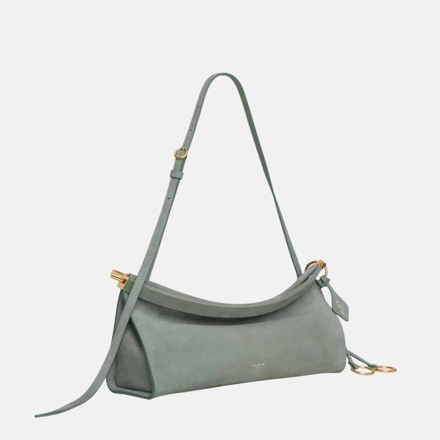 Le Click East West Medium Bag In Nubuck