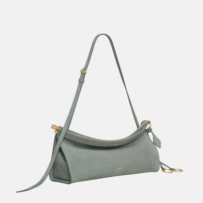 Le Click East West Medium Bag In Nubuck