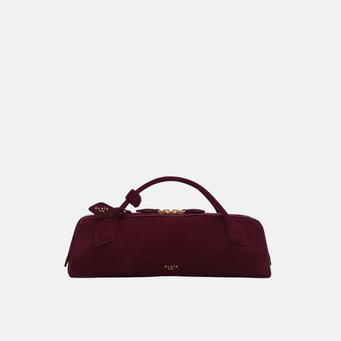 Le Teckel Clutch In Suede Goatskin